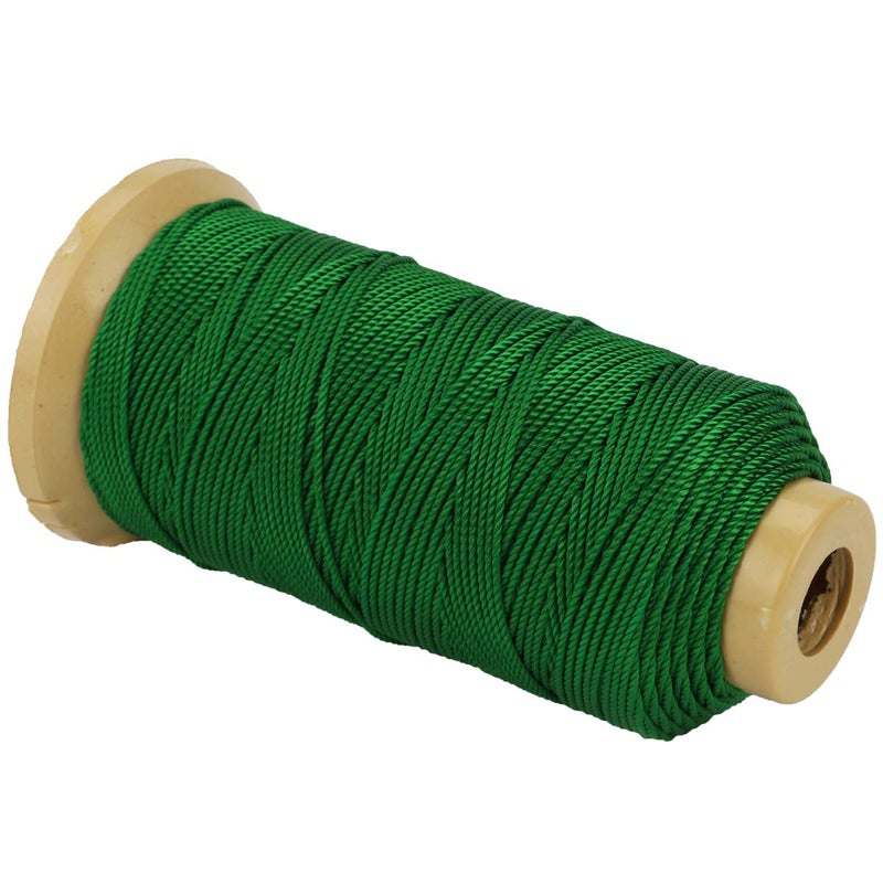 McFanBe Twisted Nylon Line Twine String Cord for Gardening Marking DIY Projects Crafting Masonry (Green, 1.5mm-328 feet) - Image 2